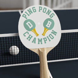 Pala De Ping Pong Paddle de campeón de Ping Pong personalizado