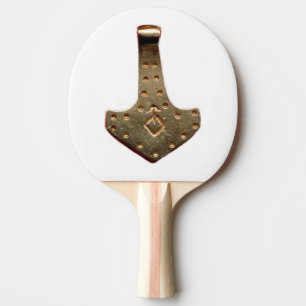 Pala De Ping Pong Paddle de ping pong blanco Gold Thor Hammer