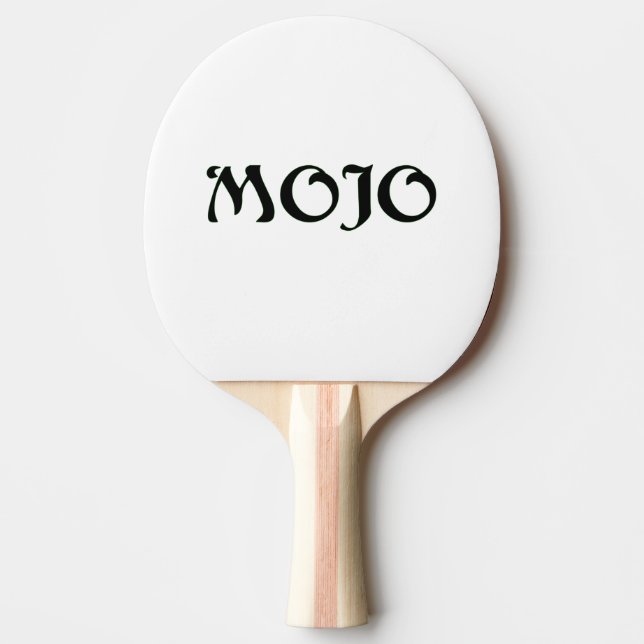 Pala De Ping Pong Paddle de ping pong blanco Mojo (Anverso)