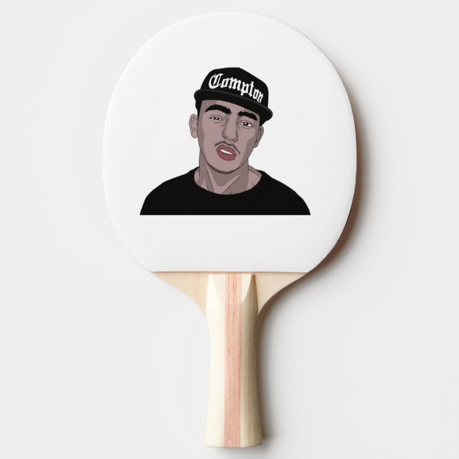 Pala De Ping Pong Paddle de ping pong Compton! (Anverso)