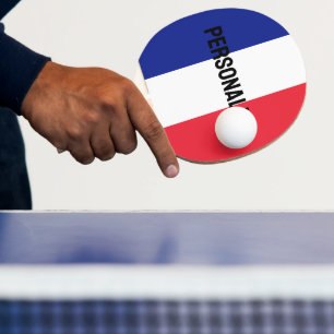 Pala De Ping Pong Paddle de ping pong de bandera francesa para ping 