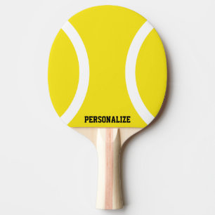 Pala De Ping Pong Paddle de ping pong de bola amarilla para tenis de
