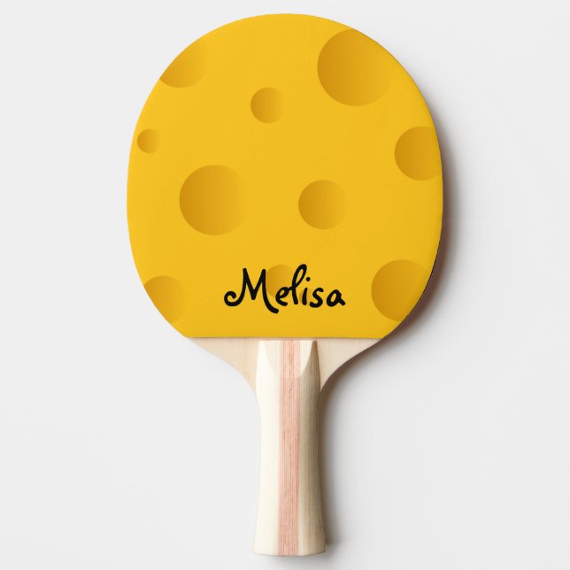 Pala De Ping Pong Paddle de ping pong de diseño de queso para ping p (Anverso)