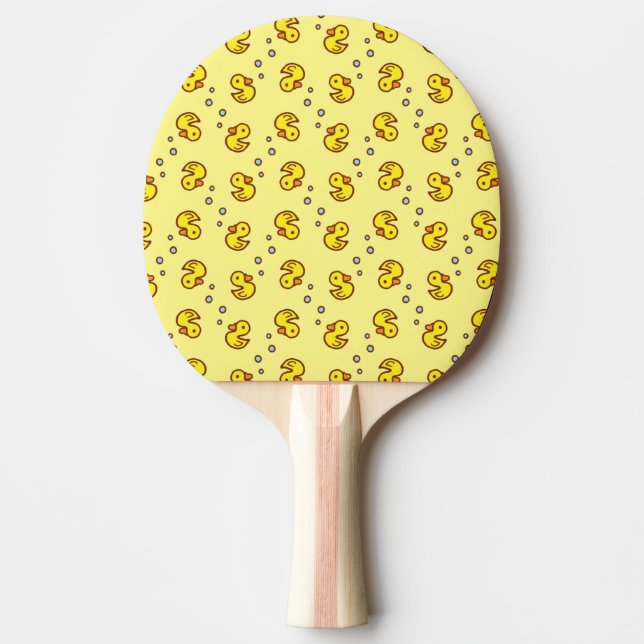 Pala De Ping Pong Paddle de ping pong de pato amarillo (Anverso)