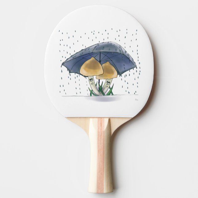 Pala De Ping Pong Paddle de ping pong de setas cortas (Anverso)