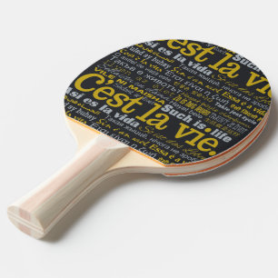 Pala De Ping Pong Paddle de ping pong del C'est La Vie personalizado