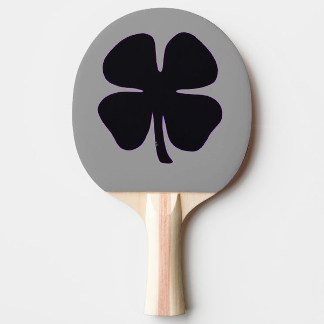 Pala De Ping Pong Paddle de ping-pong gris negro (Anverso)