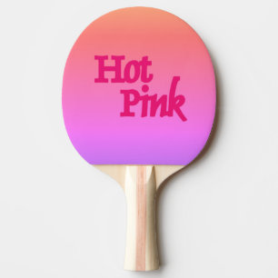 Pala De Ping Pong Paddle de ping pong inverso en rosa caliente
