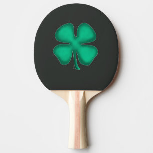 Pala De Ping Pong Paddle de ping pong irlandés negro