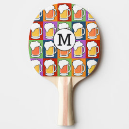 Pala De Ping Pong Paddle de ping pong monograma personalizado de art