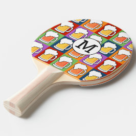 Pala De Ping Pong Paddle de ping pong monograma personalizado de art