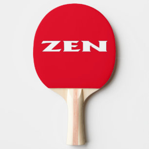 Pala De Ping Pong Paddle de ping pong rojo blanco zen