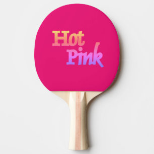Pala De Ping Pong Paddle de ping pong rosado caliente
