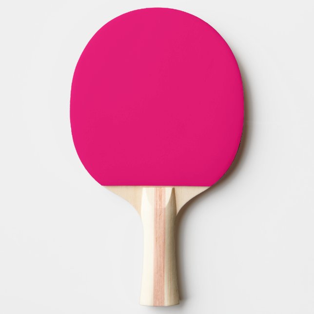 Pala De Ping Pong Paddle de ping pong rosado caliente (Anverso)