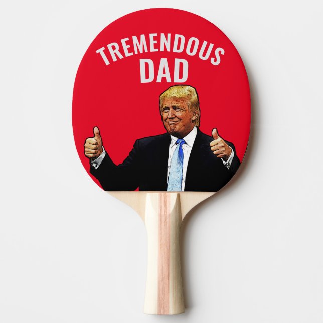 PALA DE PING PONG PADROS DE PING PONG PADDLES, TREMENDO DE DONALD TR (Anverso)