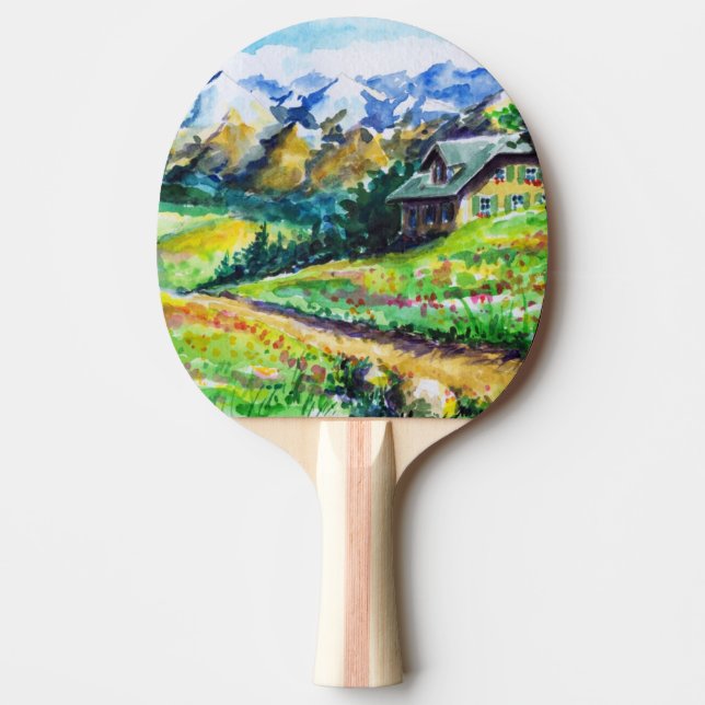 Pala De Ping Pong Paisaje (Anverso)