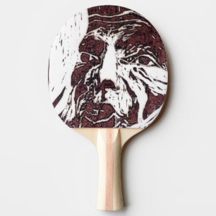 Pala De Ping Pong "Paisaje lunar" Ping Pong Paddle