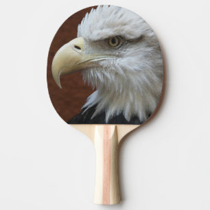 Pala De Ping Pong Pájaro de American Eagle y paleta de la bandera