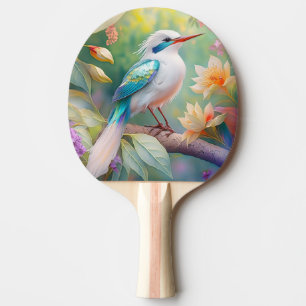 Pala De Ping Pong Pájaro de fantasía del ala Verde azulada irlandesa