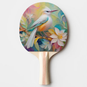 Pala De Ping Pong Pájaro de Fantasía Rumped Dorado