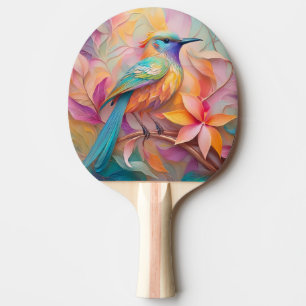 Pala De Ping Pong Pájaro de la Fantasía del Songbird Throet Violet