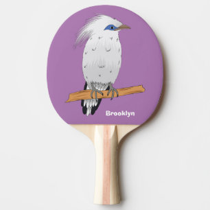 Pala De Ping Pong Pájaro tropical exótico de Bali Mina