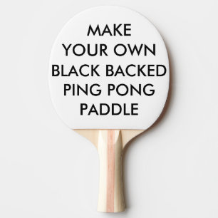 Pala De Ping Pong Paleta apoyada negro personalizada personalizado
