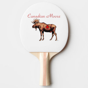Pala De Ping Pong Paleta canadiense del ping-pong de los alces