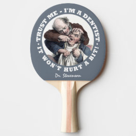 Pala De Ping Pong Paleta conocida de encargo del ping-pong del humor