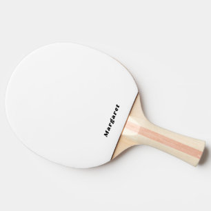 Pala De Ping Pong Paleta de goma roja con nombre personalizado para