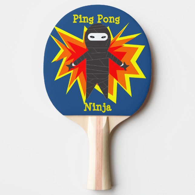 Pala De Ping Pong Paleta de Ninja del ping-pong (Anverso)