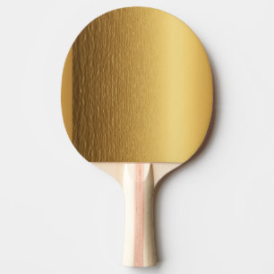 Pala De Ping Pong Paleta de oro del ping-pong de Brown