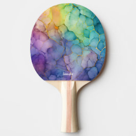 Pala De Ping Pong Paleta de Ping Pong Abstracta Bonita con Nombre