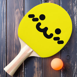 Pala De Ping Pong Paleta de Ping Pong Amarilla Cara Linda