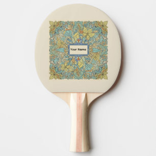 Pala De Ping Pong Paleta de Ping Pong Artística Zentangle con Nombre