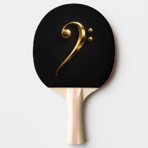 Pala De Ping Pong Paleta de ping pong Black 4 Luxe, Clave de Fa dora