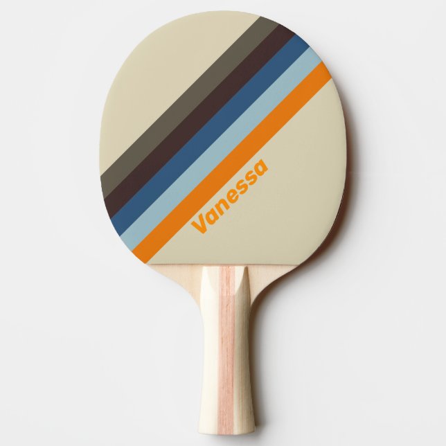 Pala De Ping Pong Paleta de Ping Pong con Franjas de Desvanecimiento (Reverso)