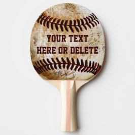 Pala De Ping Pong Paleta de Ping Pong de béisbol vintage personaliza