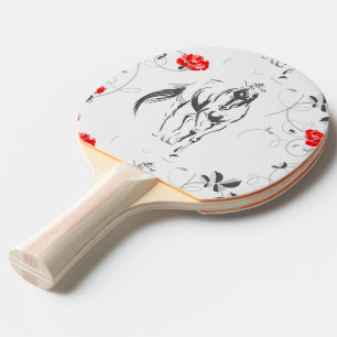 Pala De Ping Pong Paleta de Ping Pong de Caballo Barroco