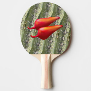 Pala De Ping Pong paleta de ping pong de cactus de pimientos chili r