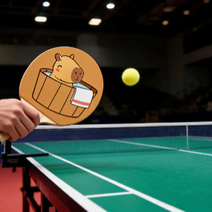 Pala De Ping Pong Paleta de Ping Pong de Carpincho Tema de Animal