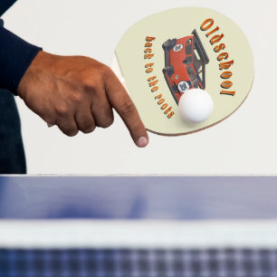 Pala De Ping Pong Paleta de Ping Pong de Diseño Retro de Coche Antig