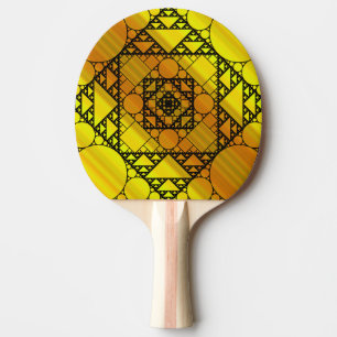 Pala De Ping Pong Paleta de Ping Pong de Geometría Fractal