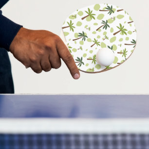 Pala De Ping Pong Paleta de Ping Pong de Hojas Tropicales