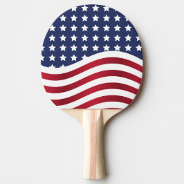 Pala De Ping Pong Paleta de Ping Pong de la Bandera Americana