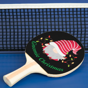 Pala De Ping Pong Paleta de Ping Pong de Navidad Gnomie