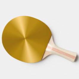 Pala De Ping Pong Paleta de Ping Pong Metálica Dorada
