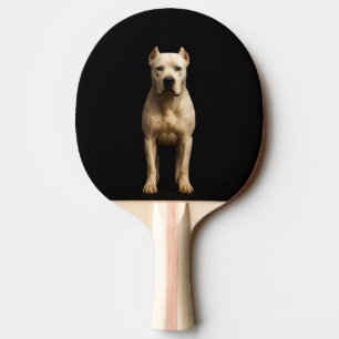Pala De Ping Pong Paleta de ping pong negra 4 Luxe, Dogo Argentino a