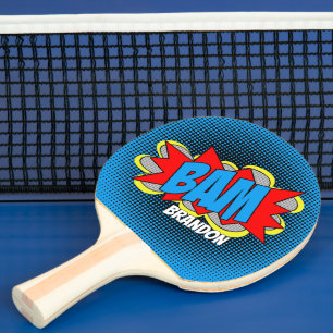 Pala De Ping Pong Paleta de Ping Pong Personalizada Con Estilo Retro