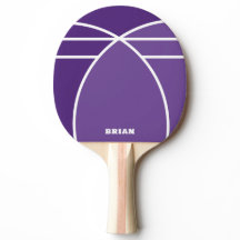 Paleta de Ping Pong Personalizada de Lavanda con N